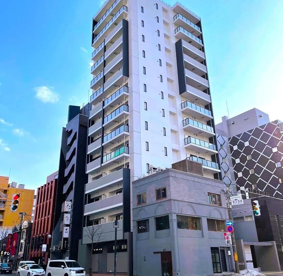 Apartament 92 札幌中心部 すすきの駅より徒歩5分 ロケーション最高 Japonia